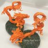 人参の龍のベジタブルカービング　野菜彫刻　中国彫刻