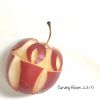りんごカービング　リンゴ飾り切り